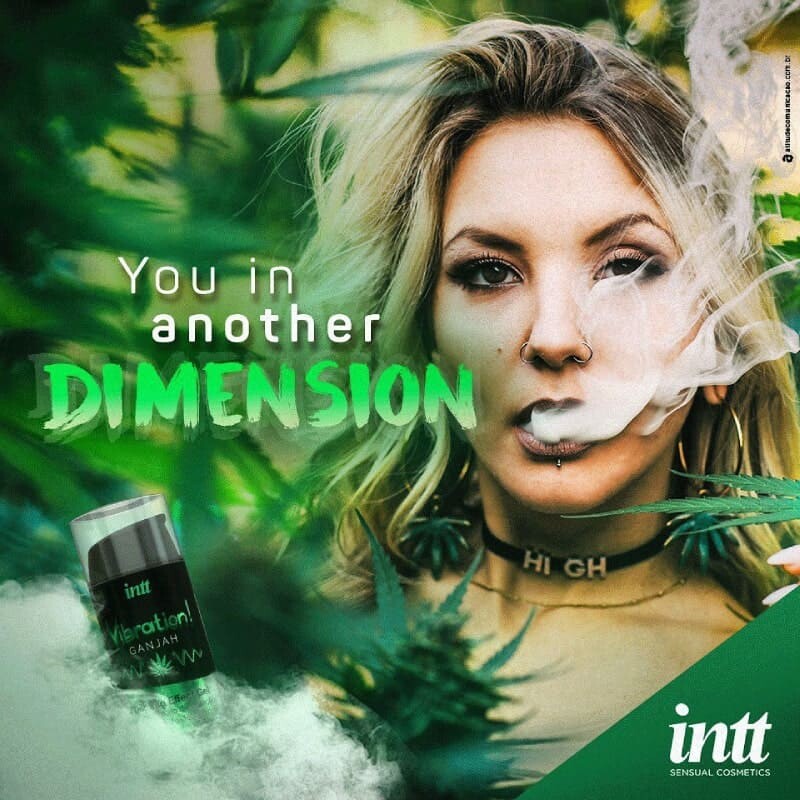 Рідкий вібратор Intt Vibration Ganjah, 15 мл - Изображение 5