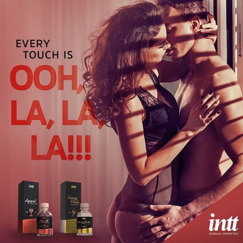 Масажний гель Intt Energy Drink, 30 мл, із зігріваючим ефектом - Изображение 4