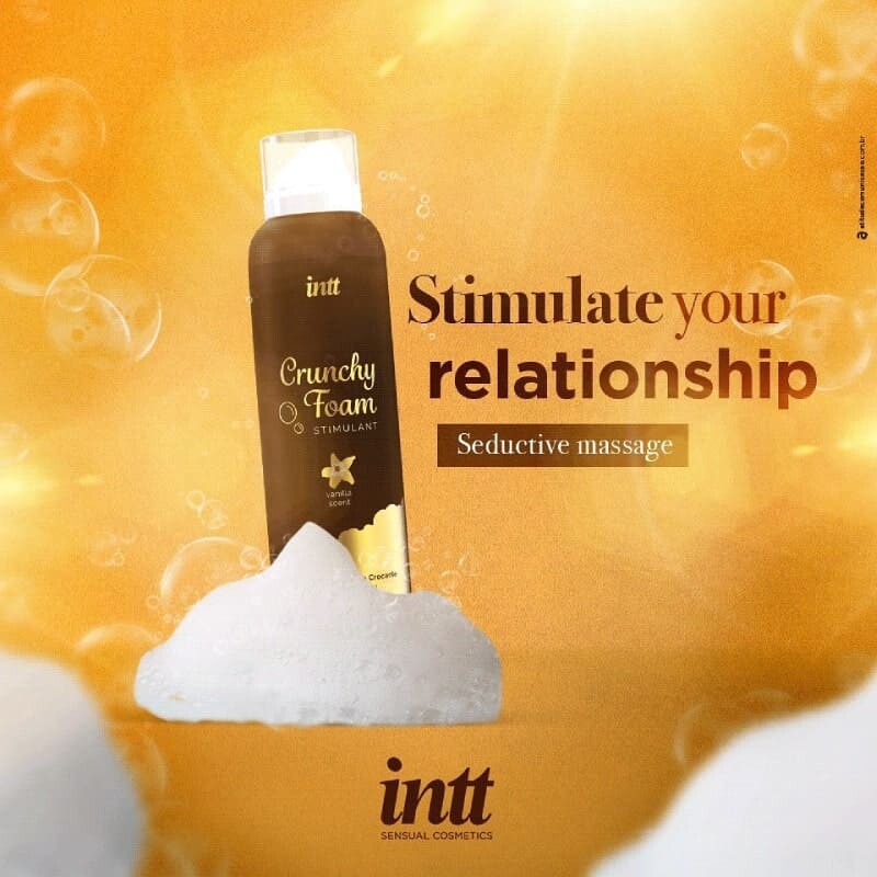 Масажна піна Intt 100 мл Crunchy Vanilla хрумка - Зображення 7