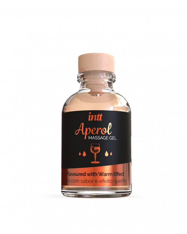 Масажний гель Intt Aperol, 30 мл, з розігрівом, зі смаком аперолю - Зображення 2