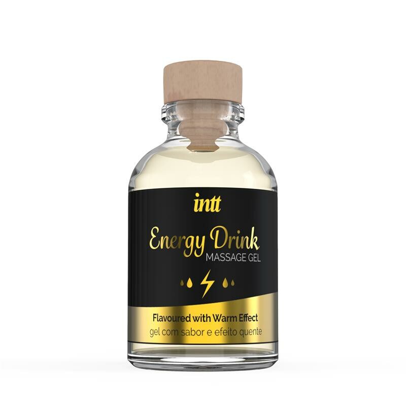 Масажний гель Intt Energy Drink, 30 мл, із зігріваючим ефектом - Изображение 1