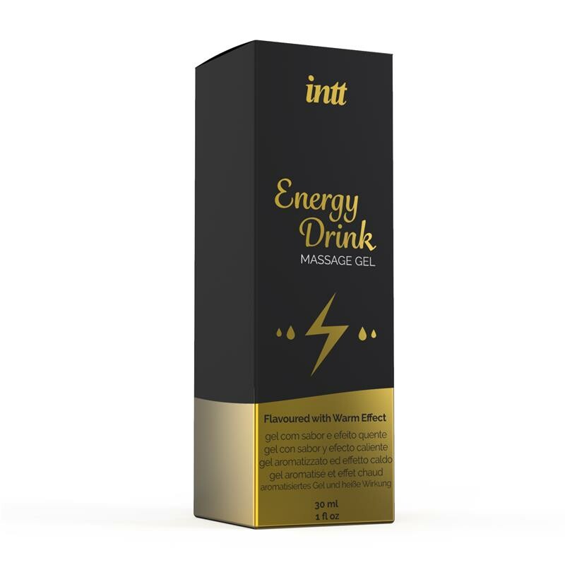Масажний гель Intt Energy Drink, 30 мл, із зігріваючим ефектом - Изображение 2