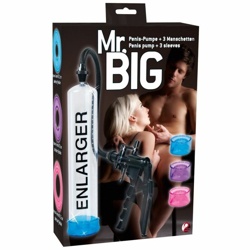 Помпа з трьома насадками Mr.BIG, мега вакуум (Mega vakuum) - Зображення 4