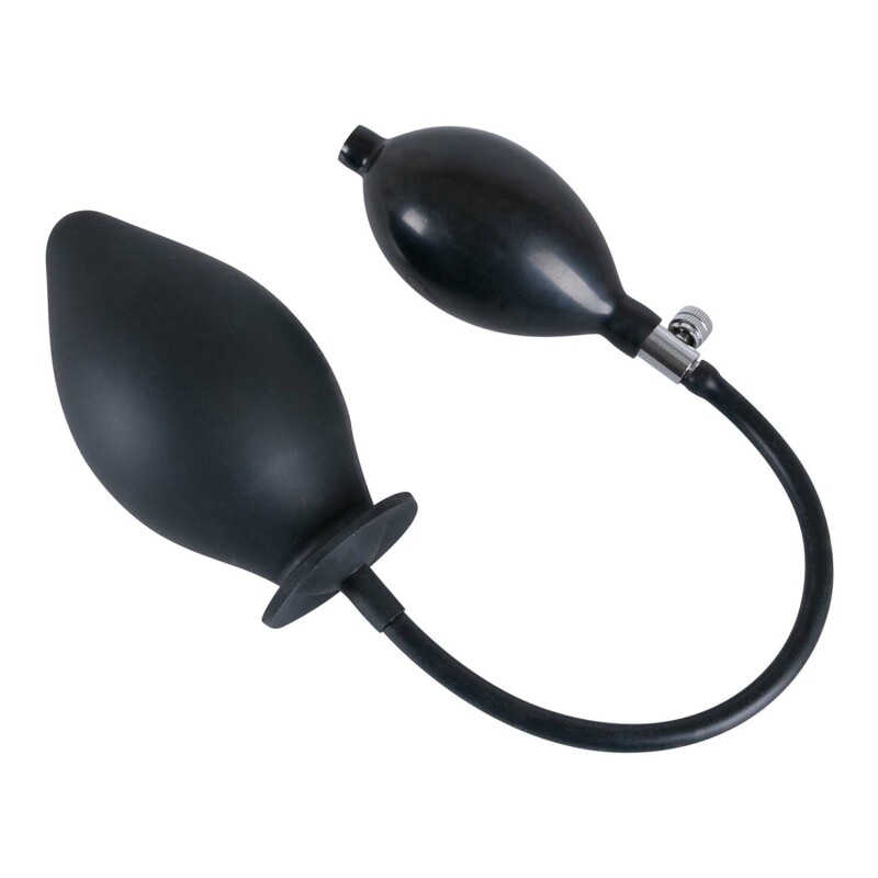 Пробка з накачуванням True Black Anal Plug - Изображение 1