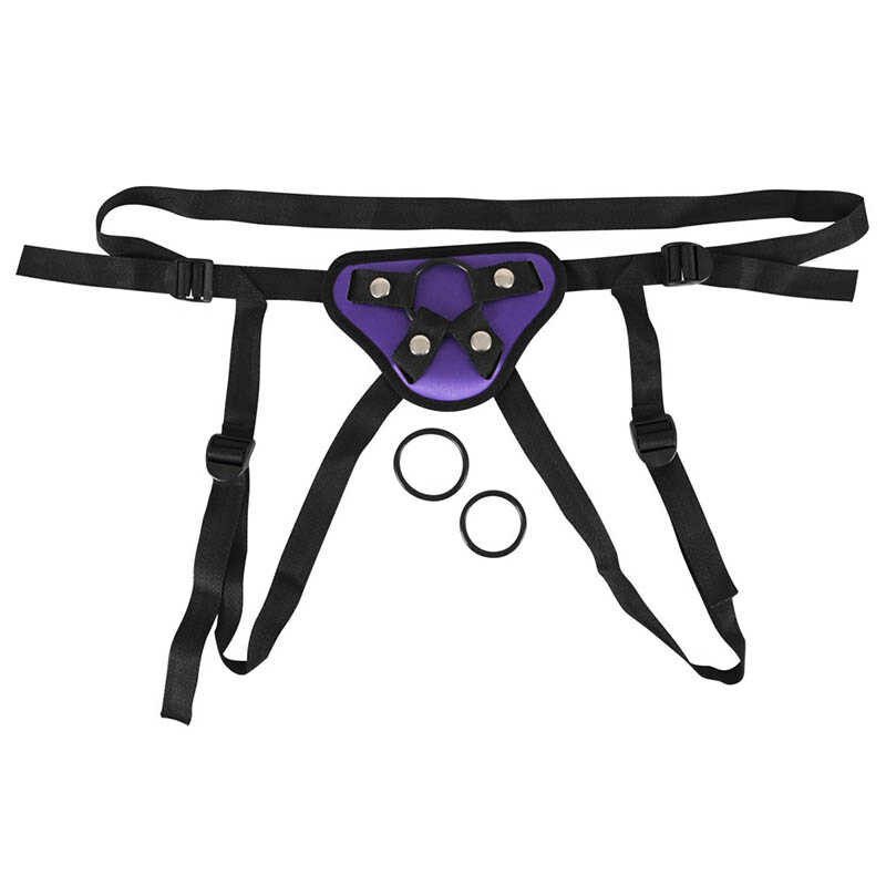 Труси під кріплення страпона з кільцями Universal Harness фіолетовий - Зображення 1