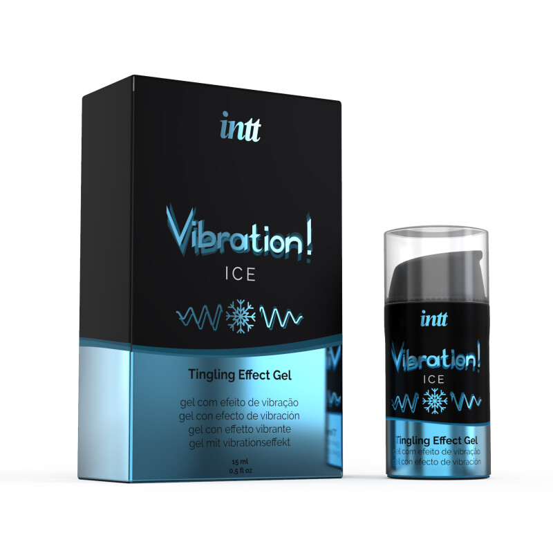 Рідкий вібратор Intt Vibration Ice, 15 мл, з охолоджуючим ефектом - Изображение 1