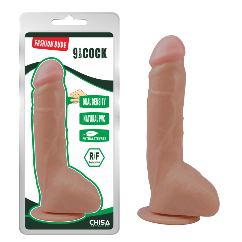 Фалоімітатор реалістичний Chisa Fashion Dude Cock, на присосці, 23 см х 4.3 см - Изображение 1
