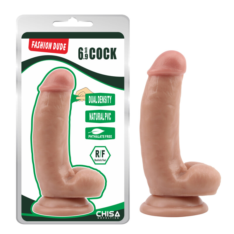 Фалоімітатор реалістичний Chisa Fashion Dude 6.9 Cock, 17.2 см х 4.1 см - Изображение 5