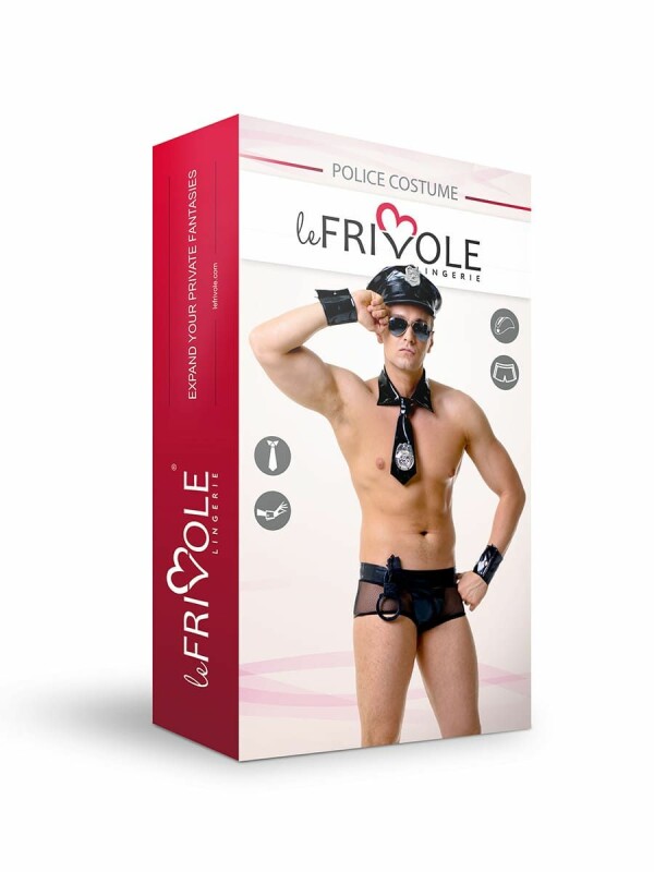 Костюм Поліцейський чоловік 4 предмети L / XL - Изображение 3