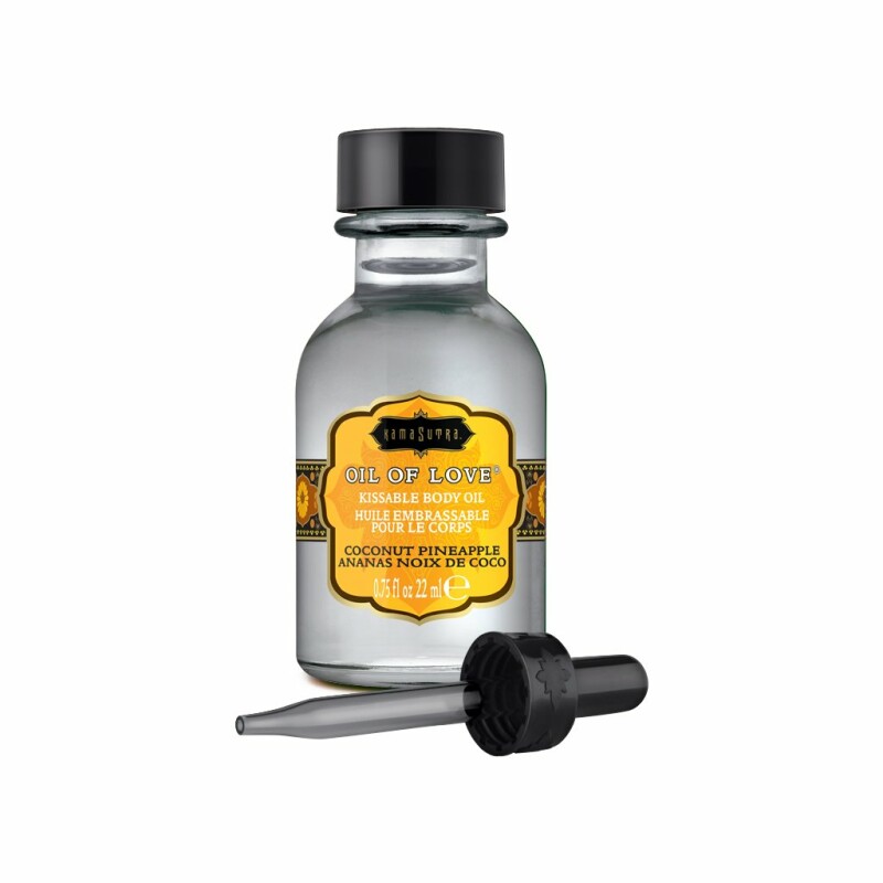 Масло для поцілунків їстівне з розігрівом Kama Sutra COCONUT PINEAPPLE 22 ML