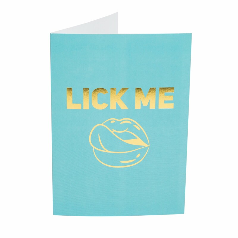 Подарункова листівка з набором сашетів плюс конверт Kama Sutra Lick Me Please - Изображение 1