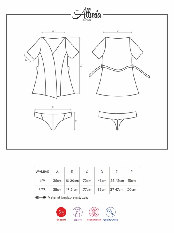 Халатик L / XL Alluria robe - Зображення 9