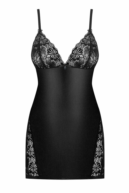 Еротична чорна сорочка L / XL - Изображение 7