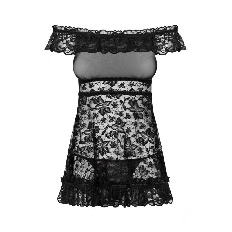 Сексуальна мереживна сорочка з відкритою попою L / XL - Изображение 6
