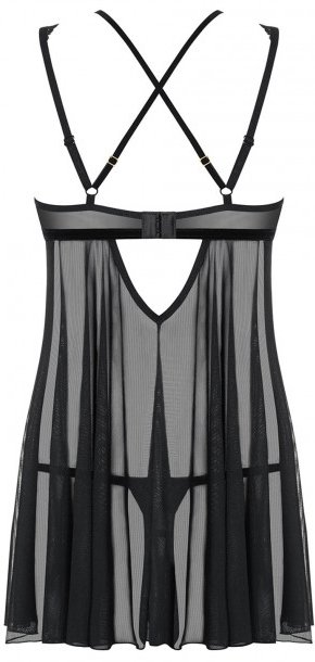 Сексуальная черная сорочка Babydoll S/M - Изображение 8