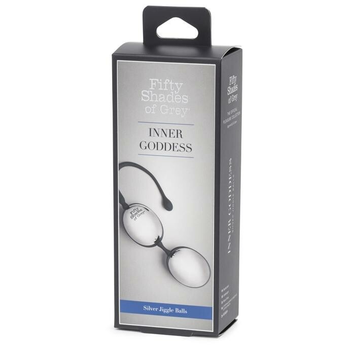 Вагінальні кульки Fifty Shades of Grey сріблясті, 20.3 х 3.6 см - Зображення 1