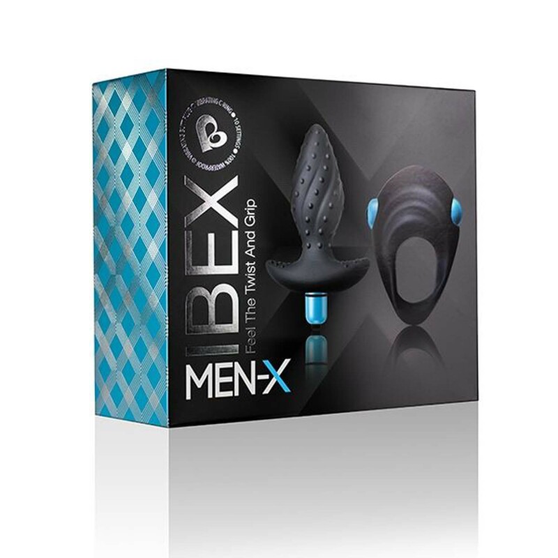 Набір ROCKS OFF Ibex Men-X анальна пробка і кільце з вібрацією - Зображення 7
