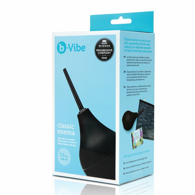 Клізма B-Vibe Classic Enema, чорна - Зображення 5