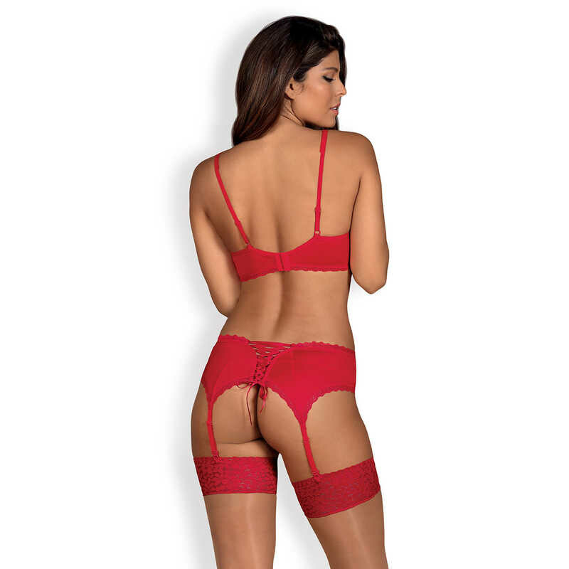 Комплект еротичний мереживний Jolierose S/M - Изображение 4