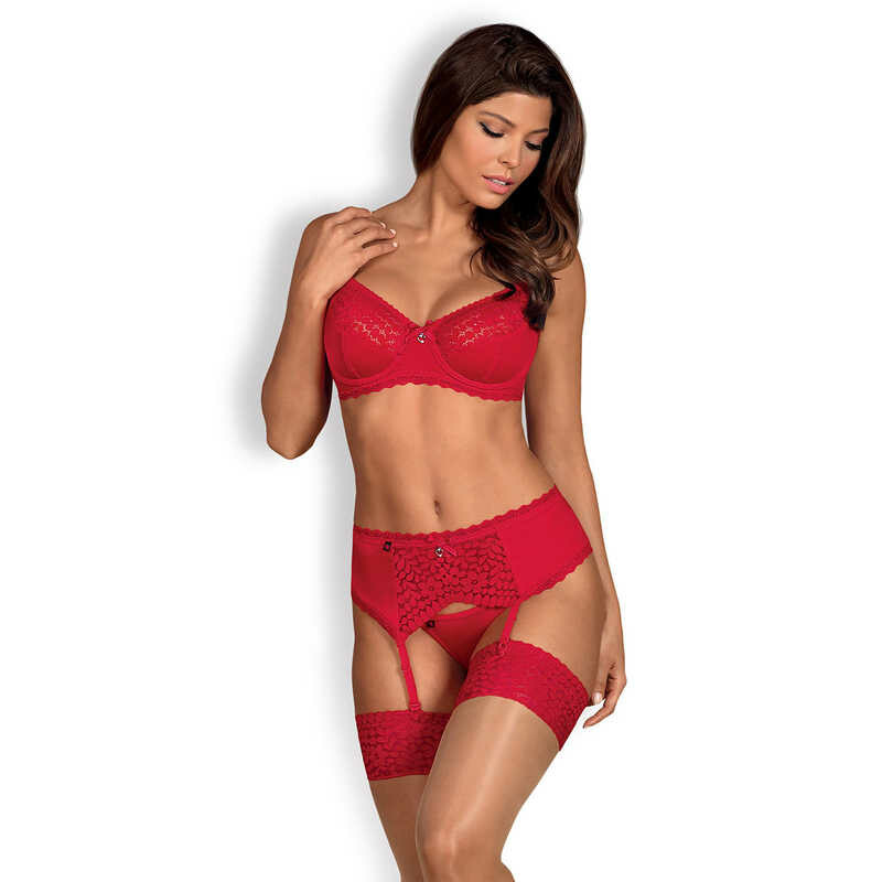 Комплект еротичний мереживний Jolierose S/M - Изображение 3