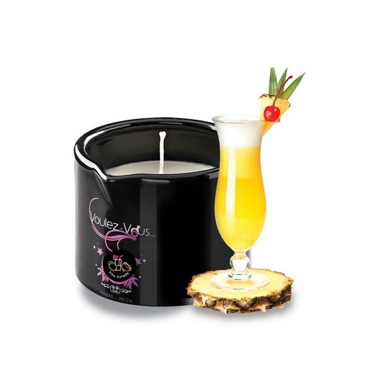 Масажна Свічка їстівна PINA COLADA, 180 грам - Изображение 1