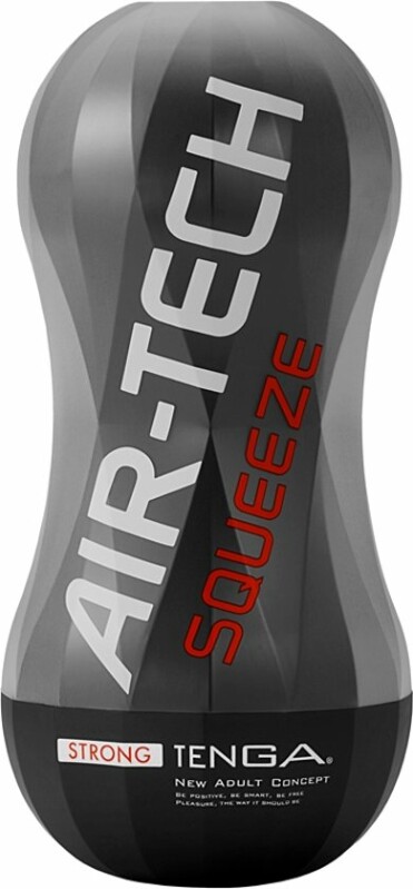 Мастурбатор из силикона в колбе AIR-TECH SQUEEZE STRONG - Зображення 1