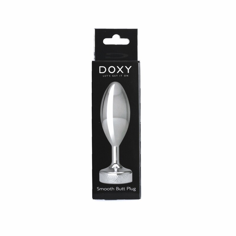 Анальна пробка, метал Doxy Smooth Butt Plug - Изображение 6