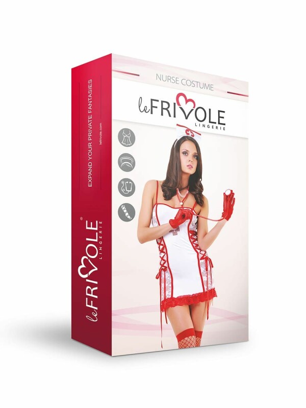Костюм медсестри 4 предмети S / M - Зображення 3