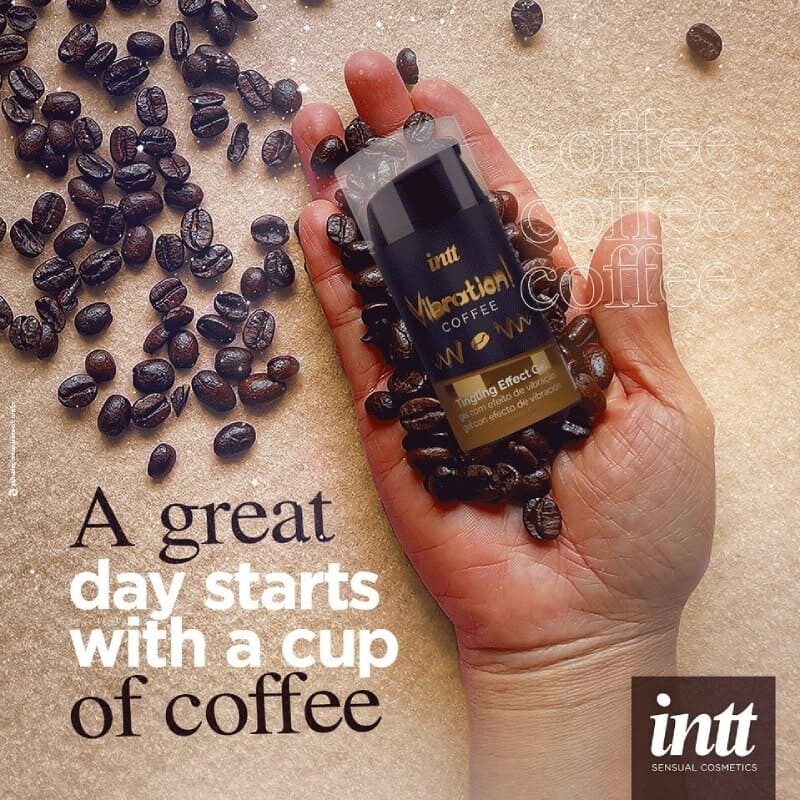Рідкий вібратор Intt Vibration Coffee, 15 мл, зі смаком кави - Зображення 7