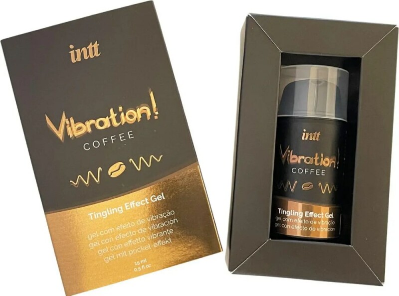 Рідкий вібратор Intt Vibration Coffee, 15 мл, зі смаком кави - Зображення 4