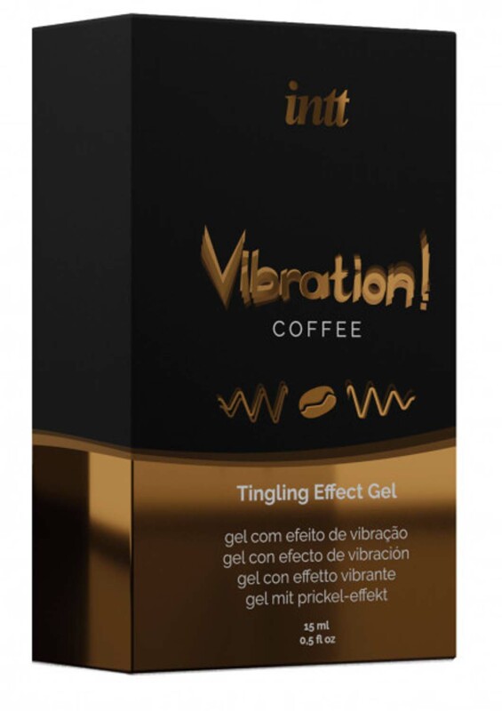 Рідкий вібратор Intt Vibration Coffee, 15 мл, зі смаком кави - Зображення 3