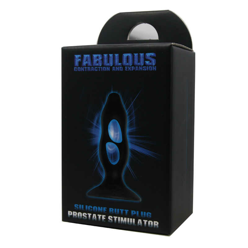 Анальна пробка Baile Fabulous з отворами, чорна, 10.5 х 3.3 см - Изображение 5