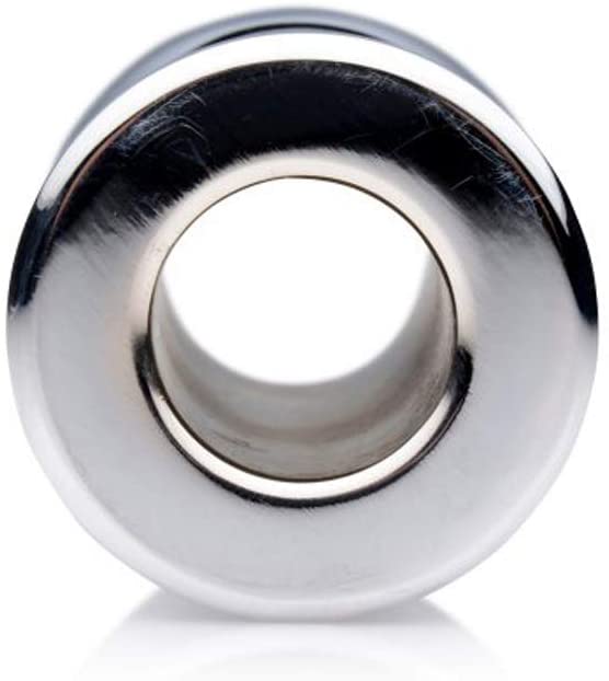 Анальна пробка тунель металева Small Abyss Steel Hollow Anal Plug - Зображення 2