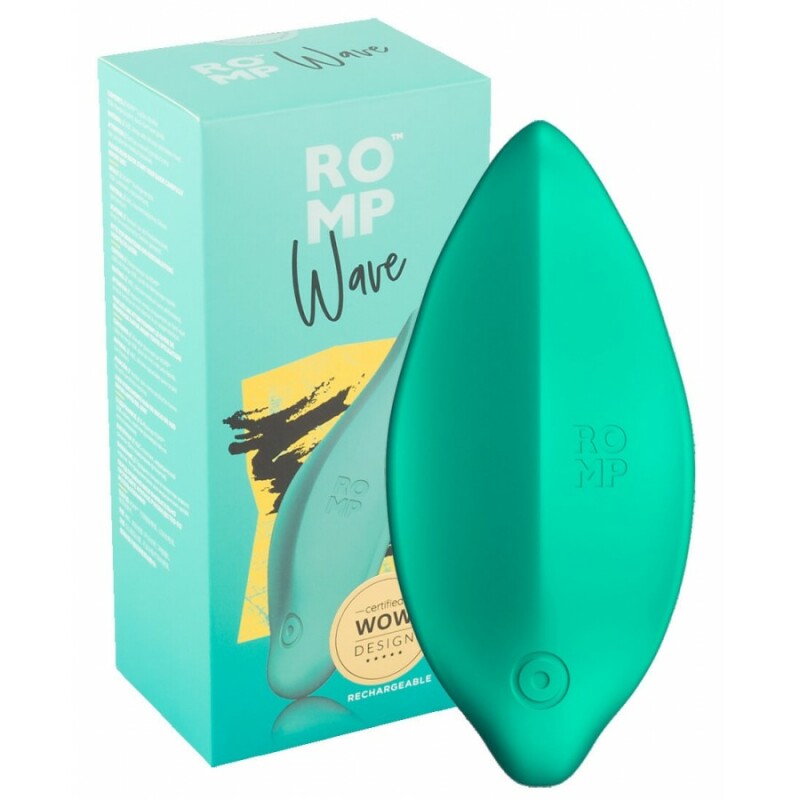 Вібратор для трусиків ROMP Wave бірюзовий, 11.5 х 5.3 см