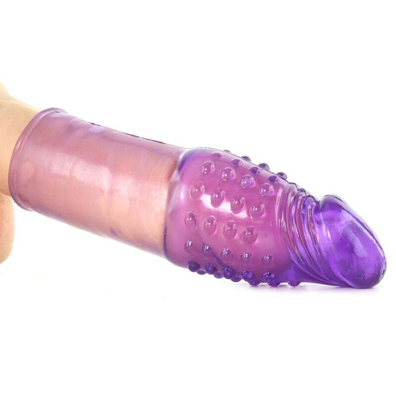 Насадка на член Mega Stretch Penis Extension, фіолетовий - Изображение 1