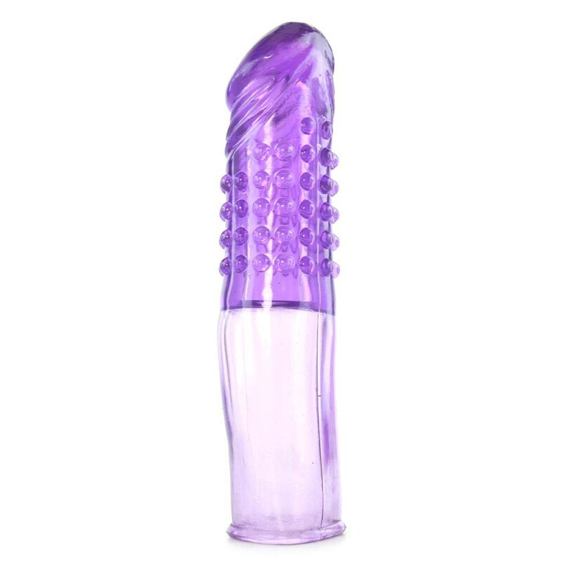 Насадка на член Mega Stretch Penis Extension, фіолетовий