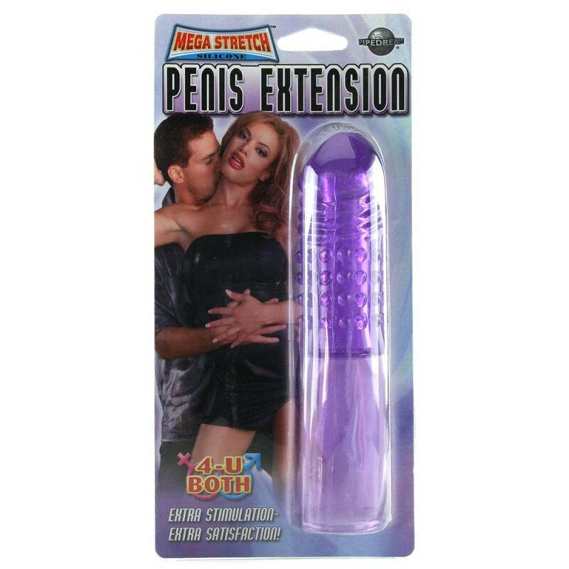 Насадка на член Mega Stretch Penis Extension, фіолетовий - Изображение 5