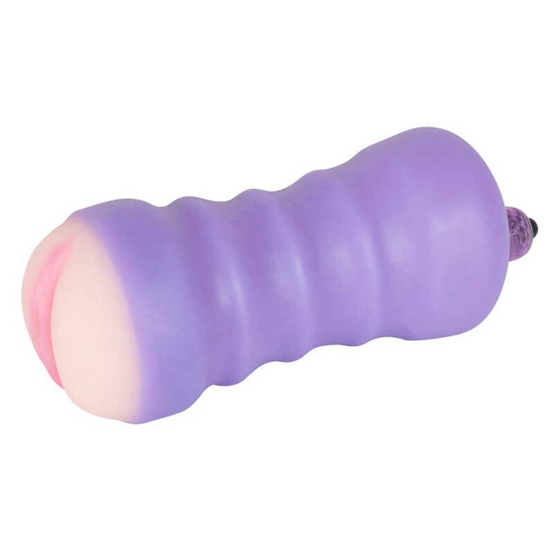 Мастурбатор компактний Purple TPR Pussy Masturbator