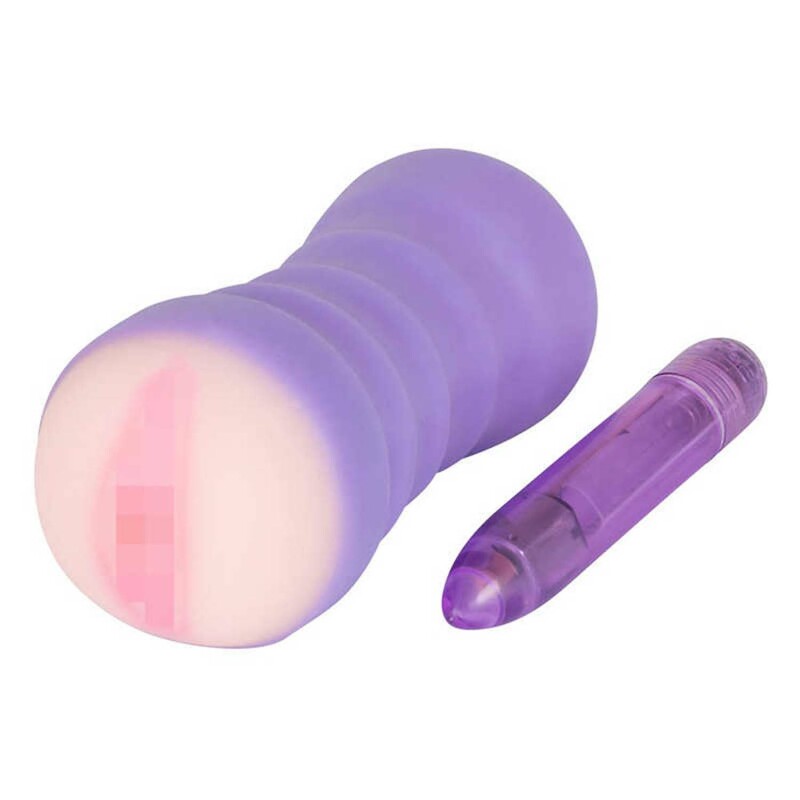 Мастурбатор компактний Purple TPR Pussy Masturbator - Изображение 2