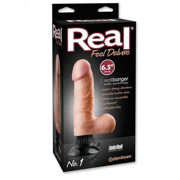 Вибратор Real Feel Deluxe No. 22см,  4,5 -диаметр - Зображення 3