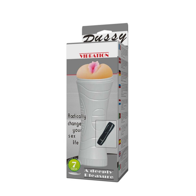 Мастурбатор-в колбі реалістичний Masturbator Cup, Vibrating Pussy - Изображение 1