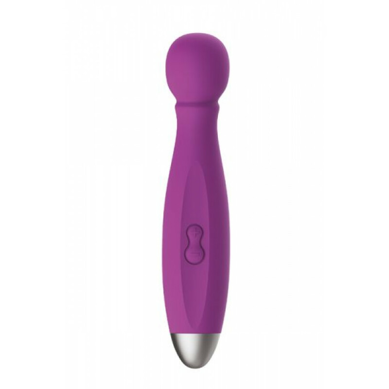 Міні-вібратор з насадками фіолетовий QUEENPIN PURPLE