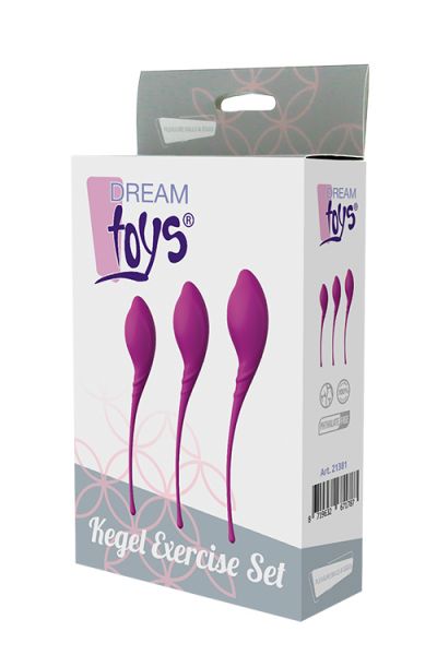 Вагінальні кульки набір PLEASURE BALLS &amp; EGGS Kegel EXERCISE SET - Изображение 1
