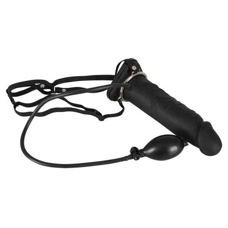 Страпон на ремешках с функцией расширения  Strap-On Penis &amp; Pump - Зображення 2