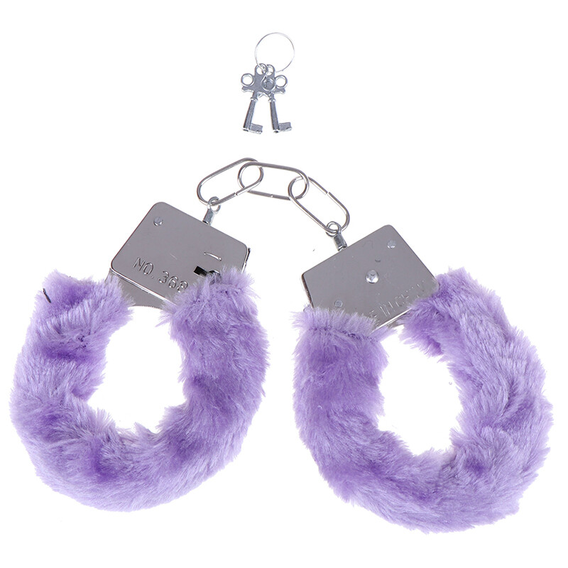 Наручники Fur Love Cuffs фіолетові NO TABOO - Изображение 3