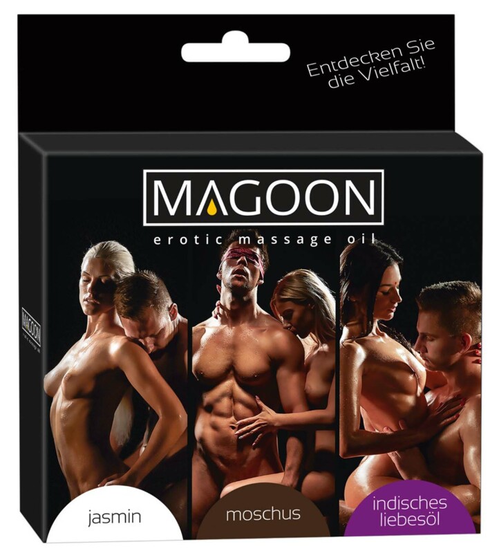 Набір масажних масел-Magoon Massage-le Set, 3 флакони по 50 мл - Зображення 4
