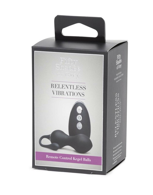 Вагінальні кульки Кегеля Relentless Vibration з вібрацією і пультом 40гр Fifty Shades Of Grey - Изображение 5