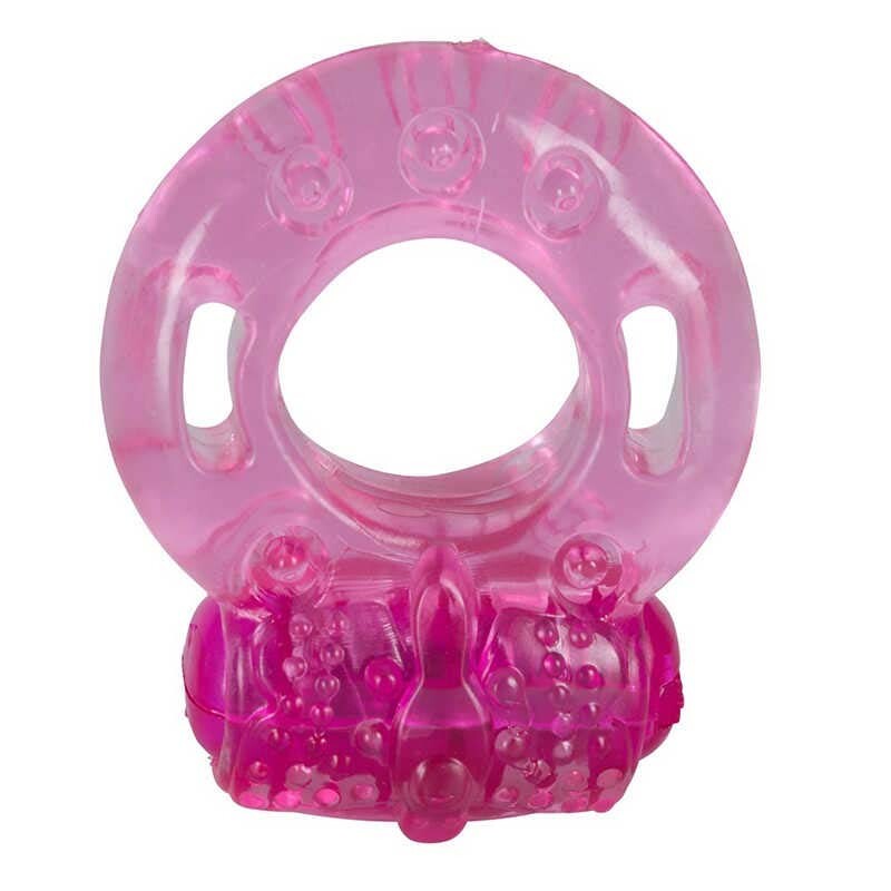 Ерекційне кільце силіконове з вібрацією-Vibro-Cock Ring One Time
