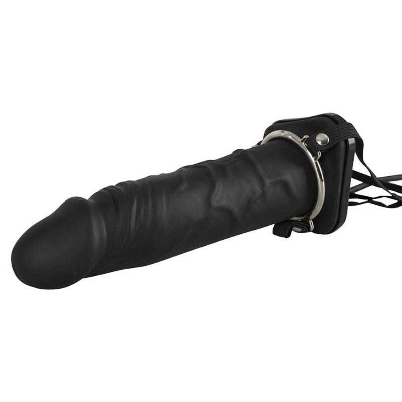 Страпон на ремешках с функцией расширения  Strap-On Penis &amp; Pump - Зображення 3