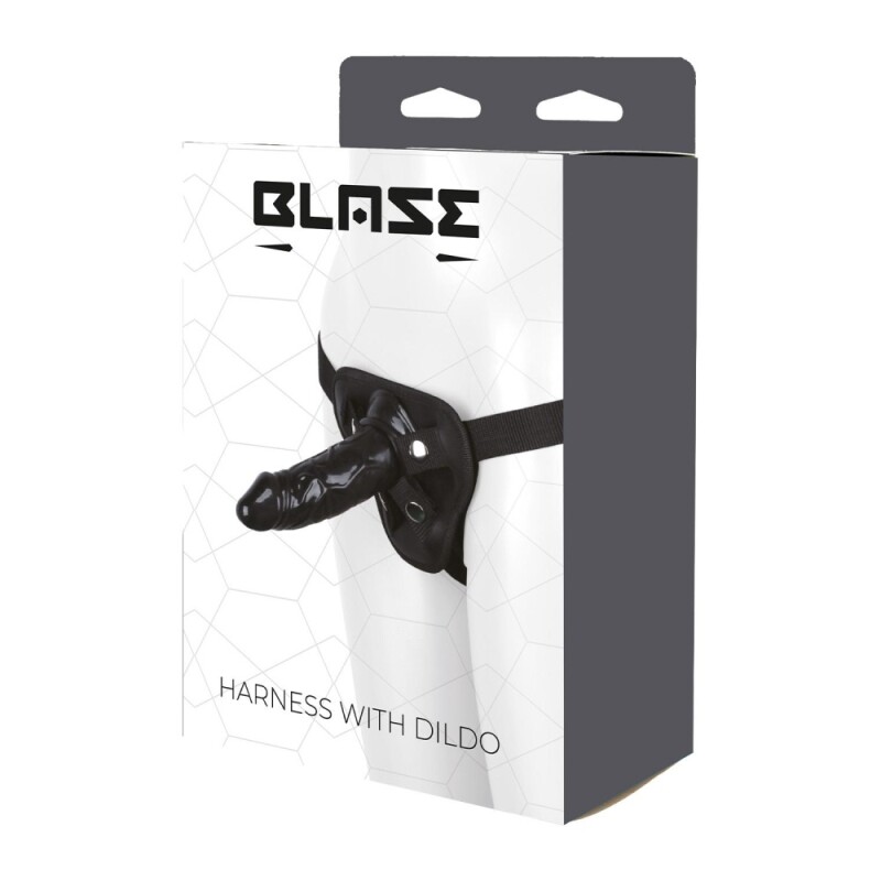 Страпон на трусиках Dreamtoys Blaze регульований, чорний, 13 х 4 см